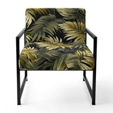 Palm Shadows Tropical Pattern - Tropical Arm Chair