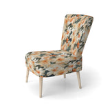 Papaya Dreams Tropical Pattern - Tropical Arm Chair