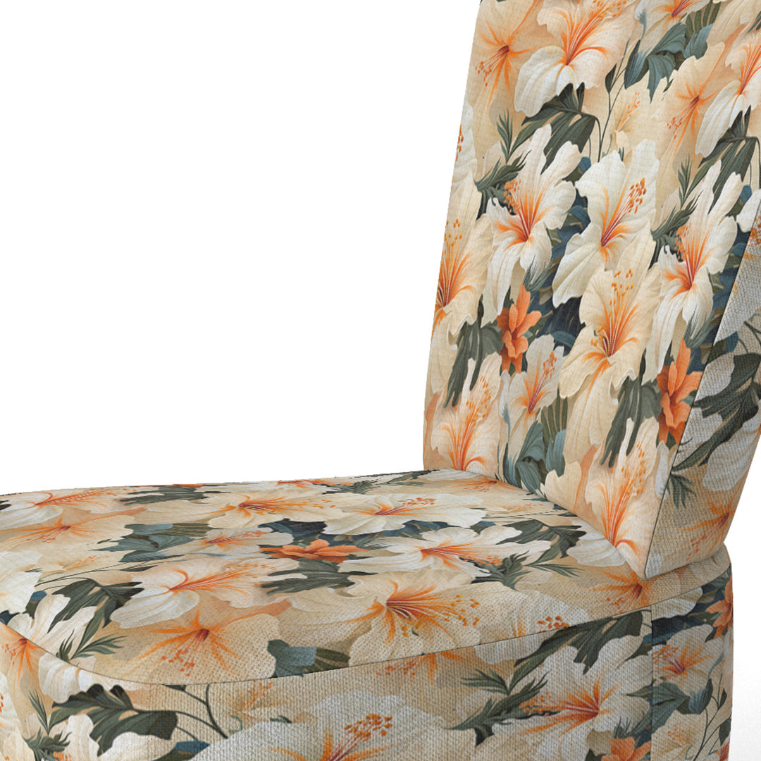 Papaya Dreams Tropical Pattern - Tropical Arm Chair