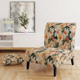 Papaya Dreams Tropical Pattern - Tropical Arm Chair