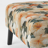Papaya Dreams Tropical Pattern - Tropical Arm Chair