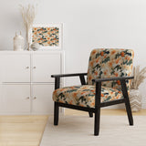 Papaya Dreams Tropical Pattern - Tropical Arm Chair