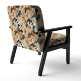 Papaya Dreams Tropical Pattern - Tropical Arm Chair