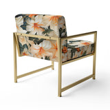 Papaya Dreams Tropical Pattern - Tropical Arm Chair