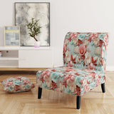 Seashell Whispers Tropical Pattern - Nautical Arm Chair