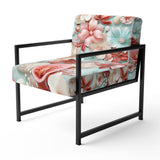 Seashell Whispers Tropical Pattern - Nautical Arm Chair