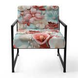 Seashell Whispers Tropical Pattern - Nautical Arm Chair