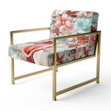 Seashell Whispers Tropical Pattern - Nautical Arm Chair