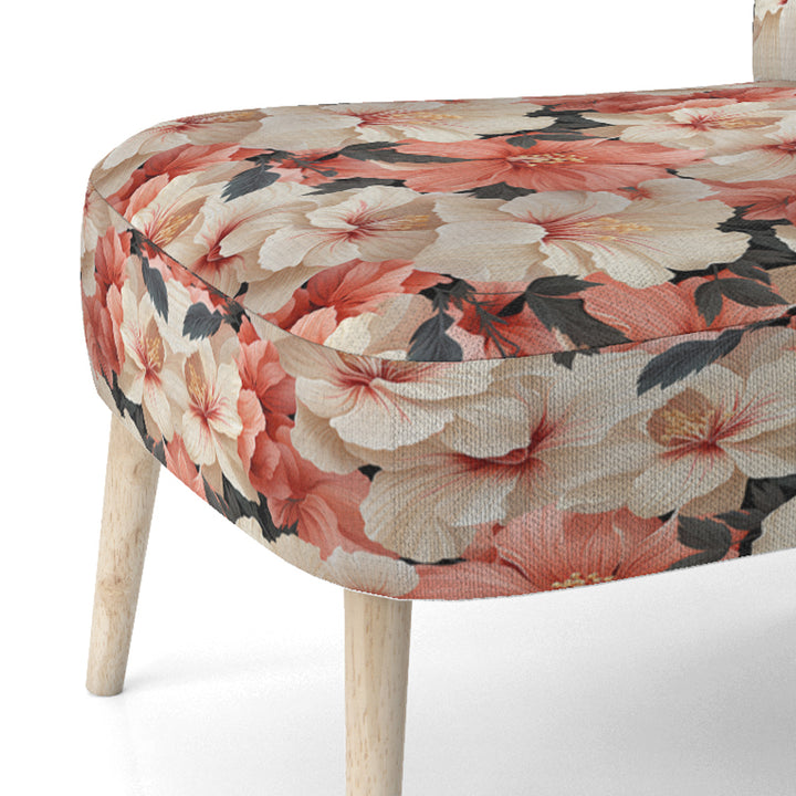 Tropical Whisper Tropical Pattern - Tropical Accent Slipper Chair