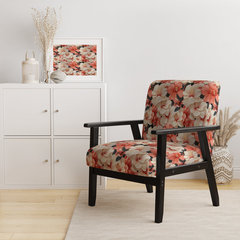 Tropical Whisper Tropical Pattern - Tropical Accent Slipper Chair