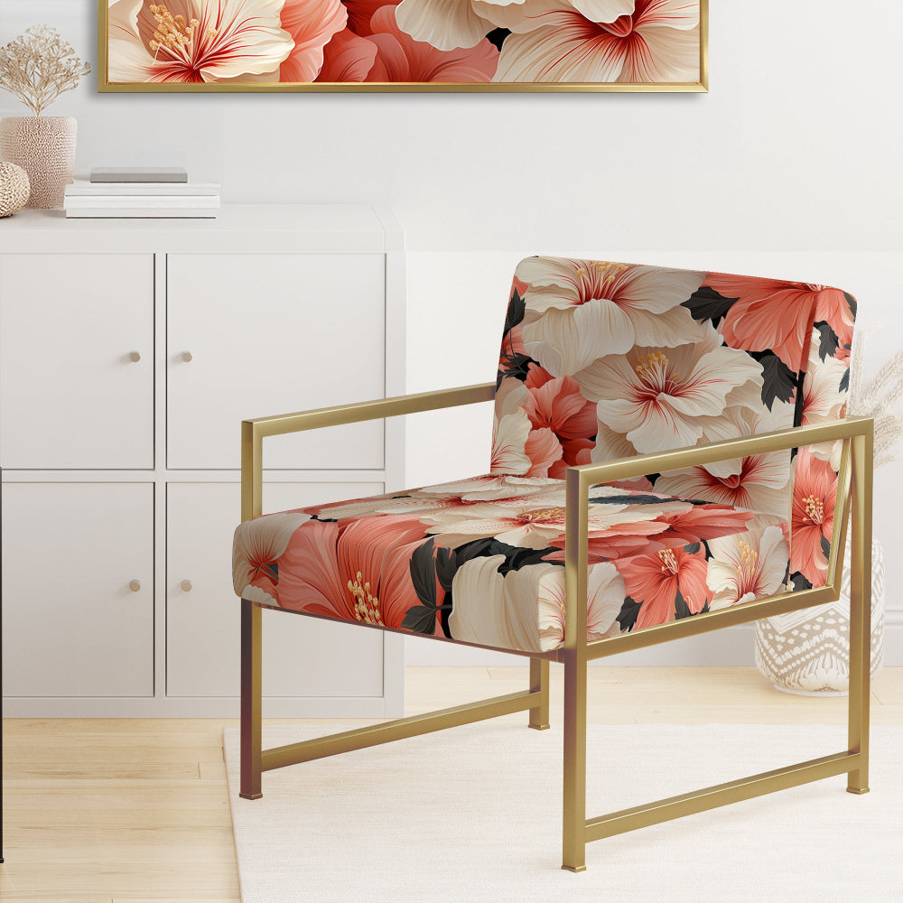 Tropical Whisper Tropical Pattern - Tropical Accent Slipper Chair