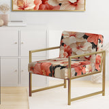 Tropical Whisper Tropical Pattern - Tropical Accent Slipper Chair