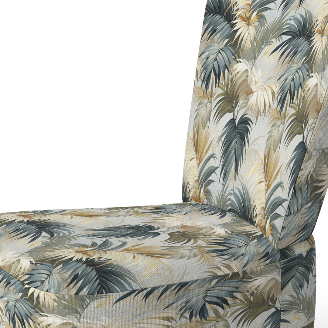 Whispering Palms Tropical Pattern - Tropical Accent Side Chair