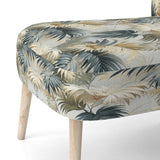 Whispering Palms Tropical Pattern - Tropical Accent Side Chair