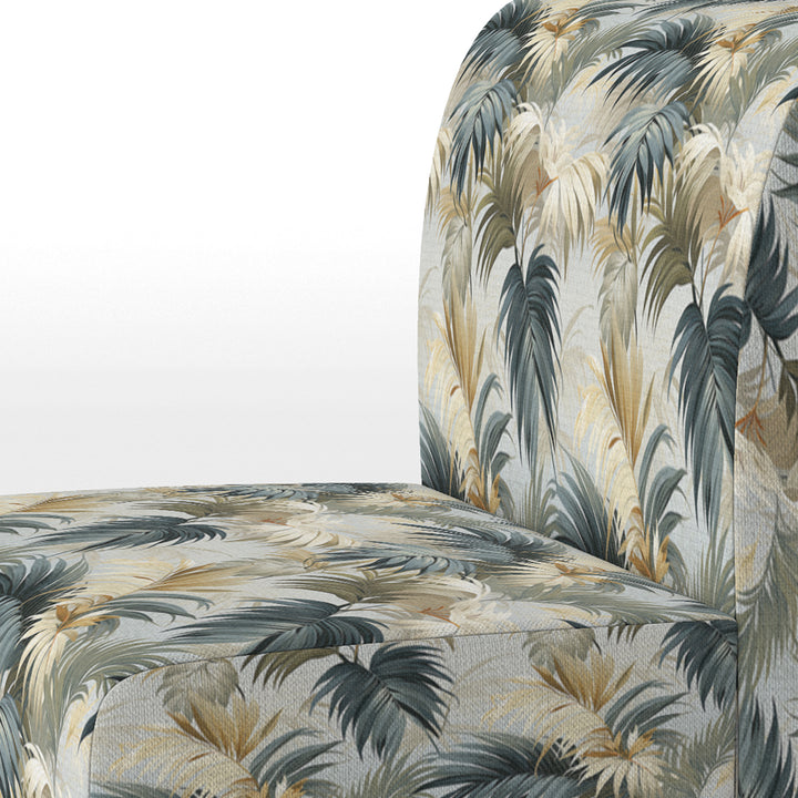 Whispering Palms Tropical Pattern - Tropical Accent Side Chair