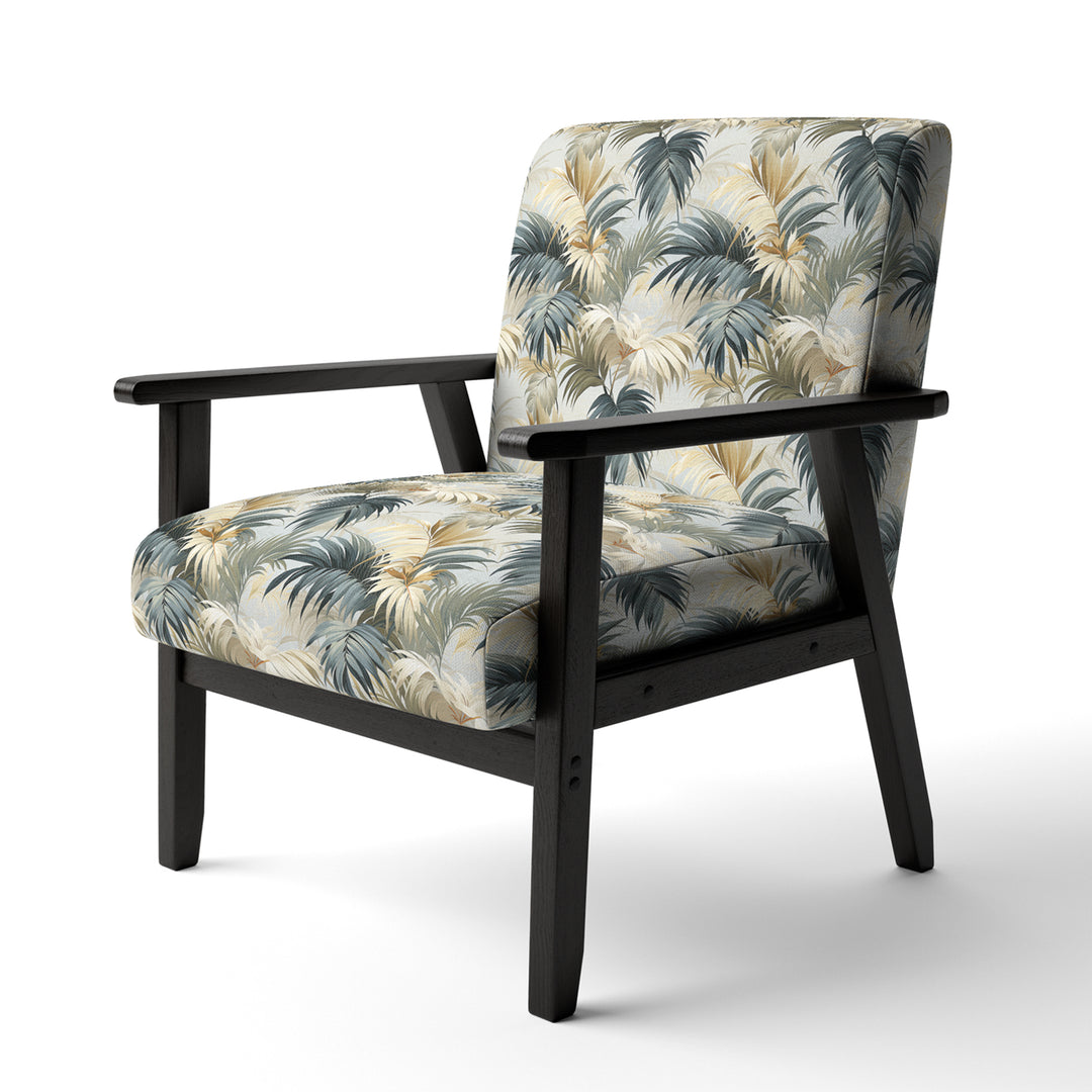 Whispering Palms Tropical Pattern - Tropical Accent Side Chair