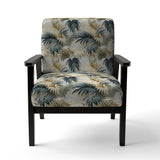 Whispering Palms Tropical Pattern - Tropical Accent Side Chair