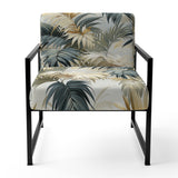 Whispering Palms Tropical Pattern - Tropical Accent Side Chair