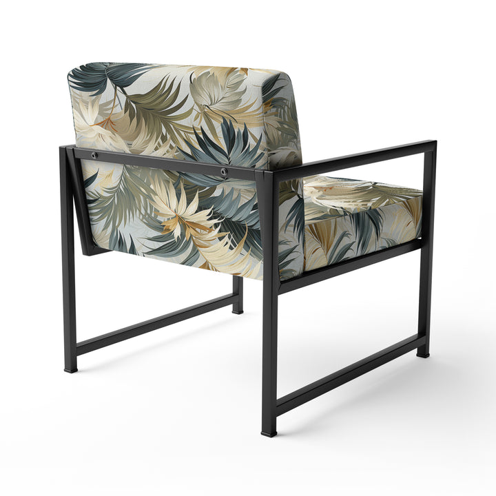 Whispering Palms Tropical Pattern - Tropical Accent Side Chair