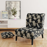 Tuxedo Tidings - Cottage Accent Slipper Chair