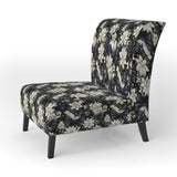 Tuxedo Tidings - Cottage Accent Slipper Chair