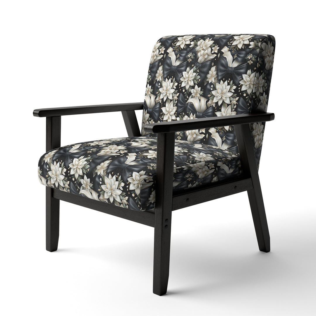 Tuxedo Tidings - Cottage Accent Slipper Chair