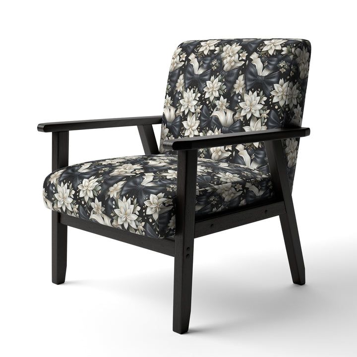 Tuxedo Tidings - Cottage Accent Slipper Chair