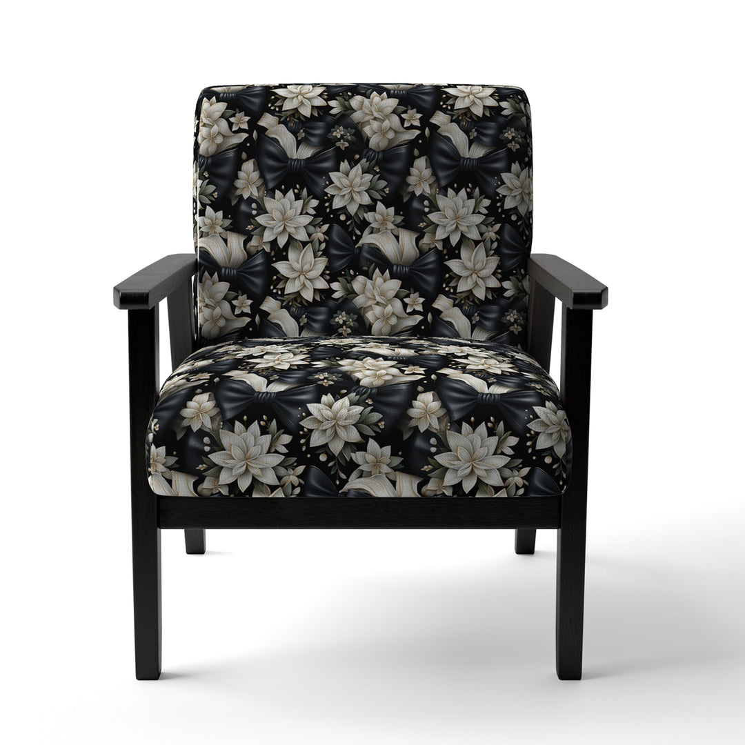 Tuxedo Tidings - Cottage Accent Slipper Chair