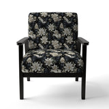 Tuxedo Tidings - Cottage Accent Slipper Chair