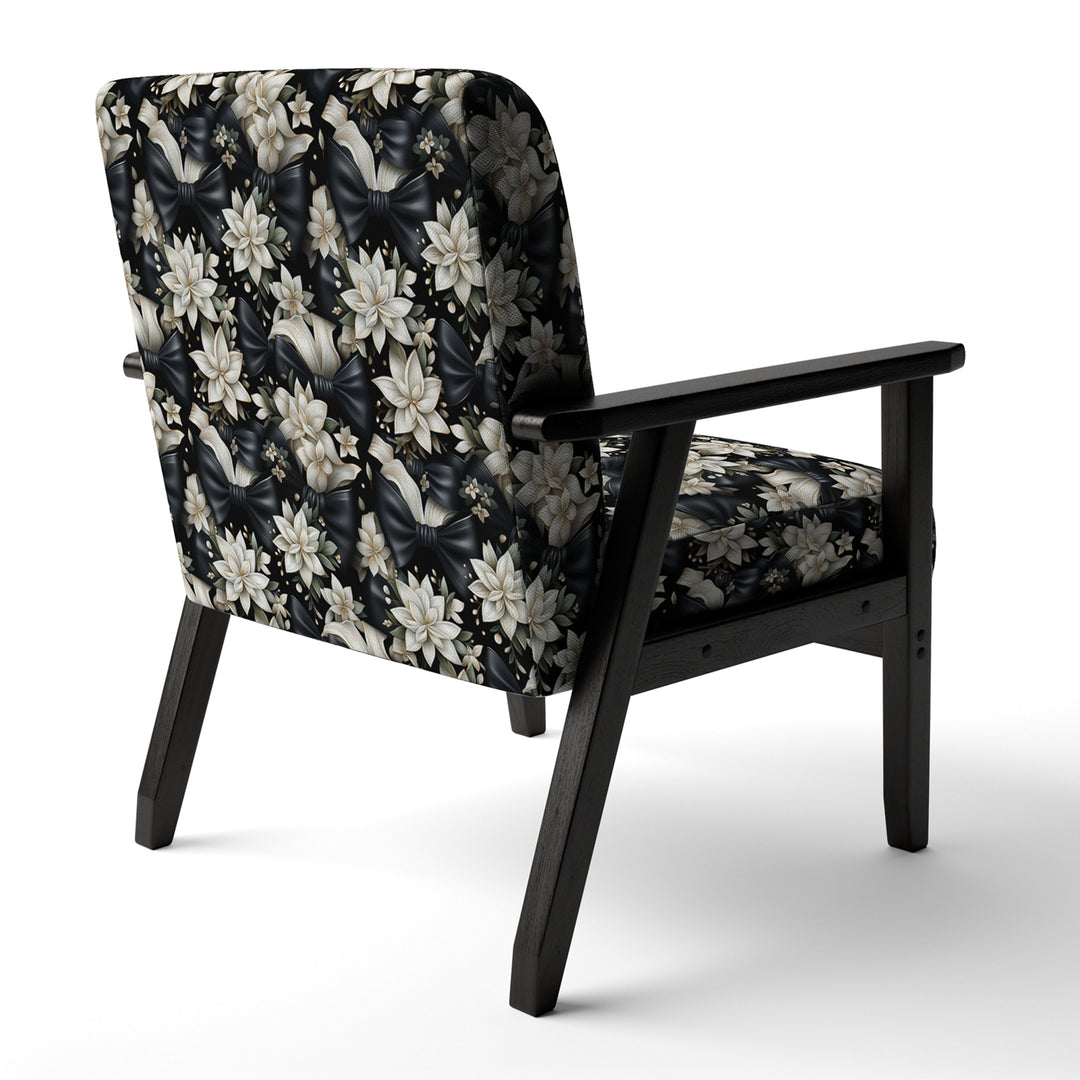 Tuxedo Tidings - Cottage Accent Slipper Chair
