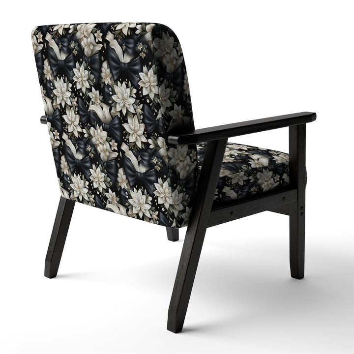 Tuxedo Tidings - Cottage Accent Slipper Chair