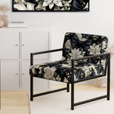 Tuxedo Tidings - Cottage Accent Slipper Chair