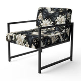 Tuxedo Tidings - Cottage Accent Slipper Chair