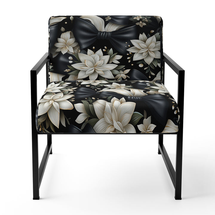 Tuxedo Tidings - Cottage Accent Slipper Chair