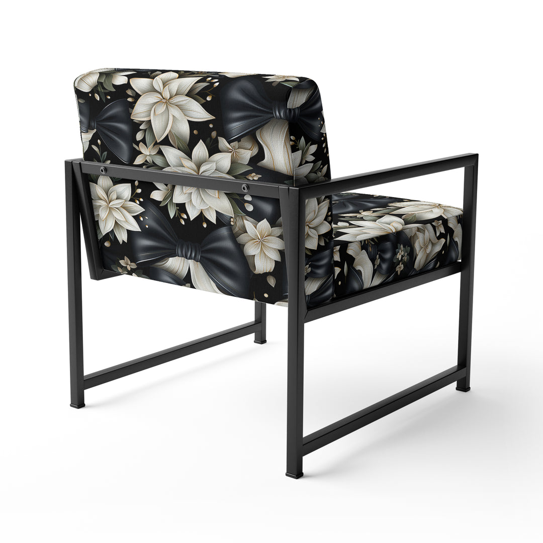 Tuxedo Tidings - Cottage Accent Slipper Chair