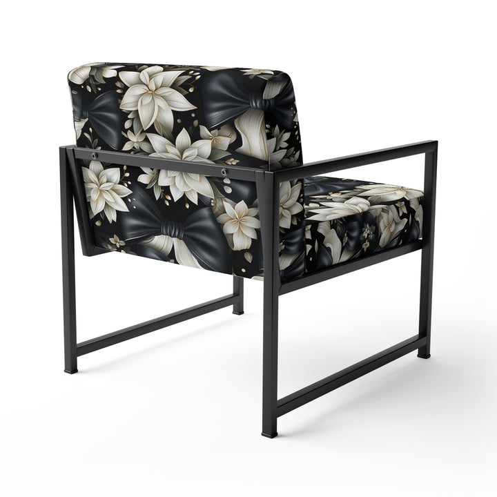 Tuxedo Tidings - Cottage Accent Slipper Chair