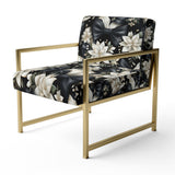 Tuxedo Tidings - Cottage Accent Slipper Chair