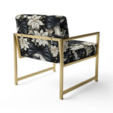 Tuxedo Tidings - Cottage Accent Slipper Chair