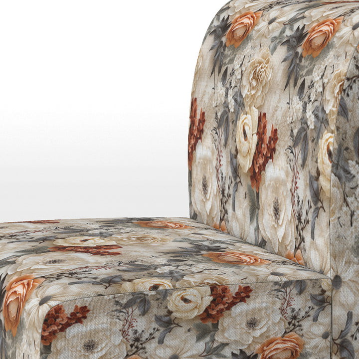 Rustic Lace Romance Victorian Pattern - Upholstered Cottage Accent Chairs