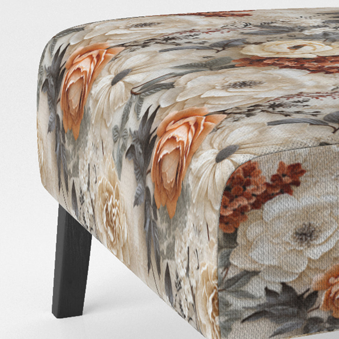 Rustic Lace Romance Victorian Pattern - Upholstered Cottage Accent Chairs