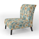 Blue Timeless Garden Flourish - Bohemian Arm Chair