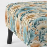 Blue Timeless Garden Flourish - Bohemian Arm Chair