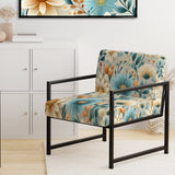 Blue Timeless Garden Flourish - Bohemian Arm Chair