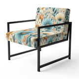 Blue Timeless Garden Flourish - Bohemian Arm Chair