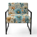 Blue Timeless Garden Flourish - Bohemian Arm Chair