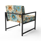 Blue Timeless Garden Flourish - Bohemian Arm Chair