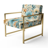 Blue Timeless Garden Flourish - Bohemian Arm Chair
