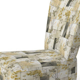 Green Cubic Botanical Dreams- Upholstered Accent Chair