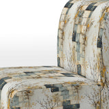 Gray Cubic Botanical Dreams - Vintage Accent Side Chair