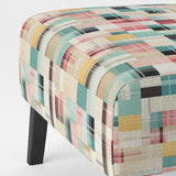 Vintage Pastel Checks Pattern - Upholstered Vintage Accent Chairs